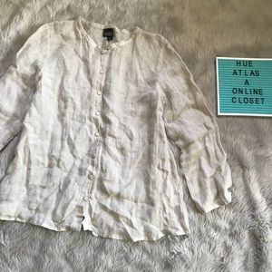 Eileen Fisher Lining Long sleeve blouse Medium